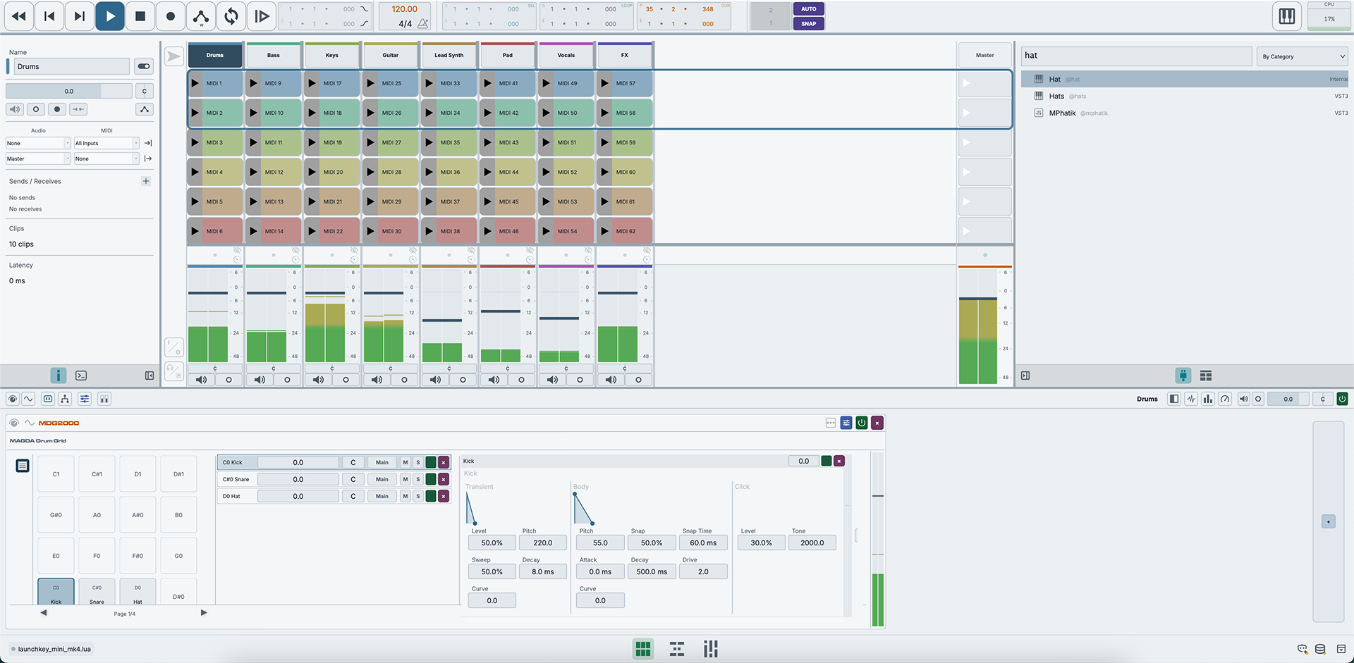 MAGDA Live view (light theme)